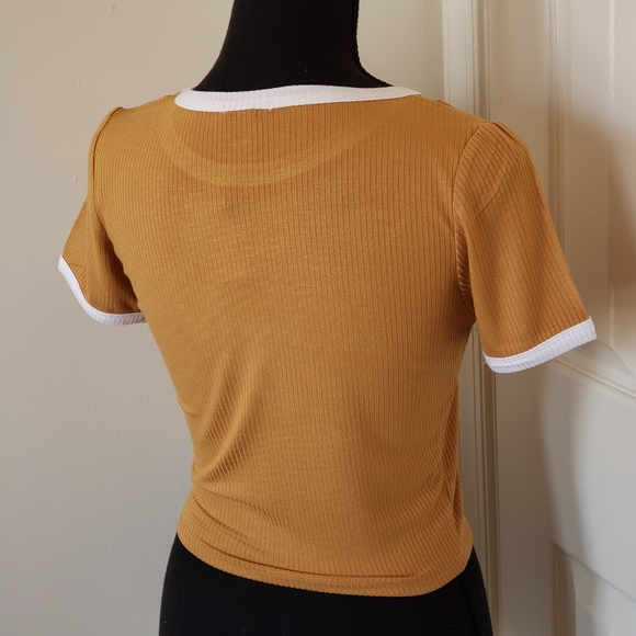 LOV Boutique. Custom Honey Crop Ringer Tee - Picture 4 of 5